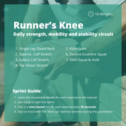 Runner's Knee Sprint Workout