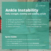 Chronic Ankle Instability Sprint Workout