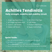 Achilles Tendinitis Sprint Workout